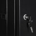 Серверный настенный шкаф 19 9U 600х350х501 мм GYDERS GDR-96035BM, металлическая дверь черный