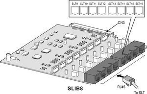 Плата аналоговых телефонов (8SLT) LG-Ericsson L20-SLIB8