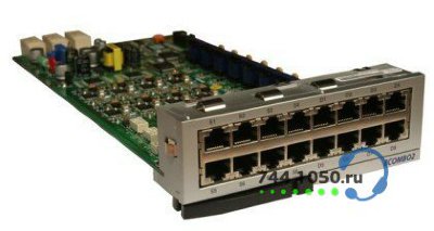 Модуль абонентских линий (8 цифровых + 8 аналоговых портов) CID, DTMF-приемники Samsung OfficeServ OS7400B8H4/EUS