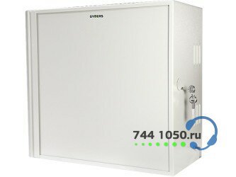 Настенный шкаф 19" 12U 600х300х635 мм GYDERS GDR-126030GA, металлическая дверь серый